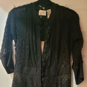 Byron Lars Black Mona Dress Size 4